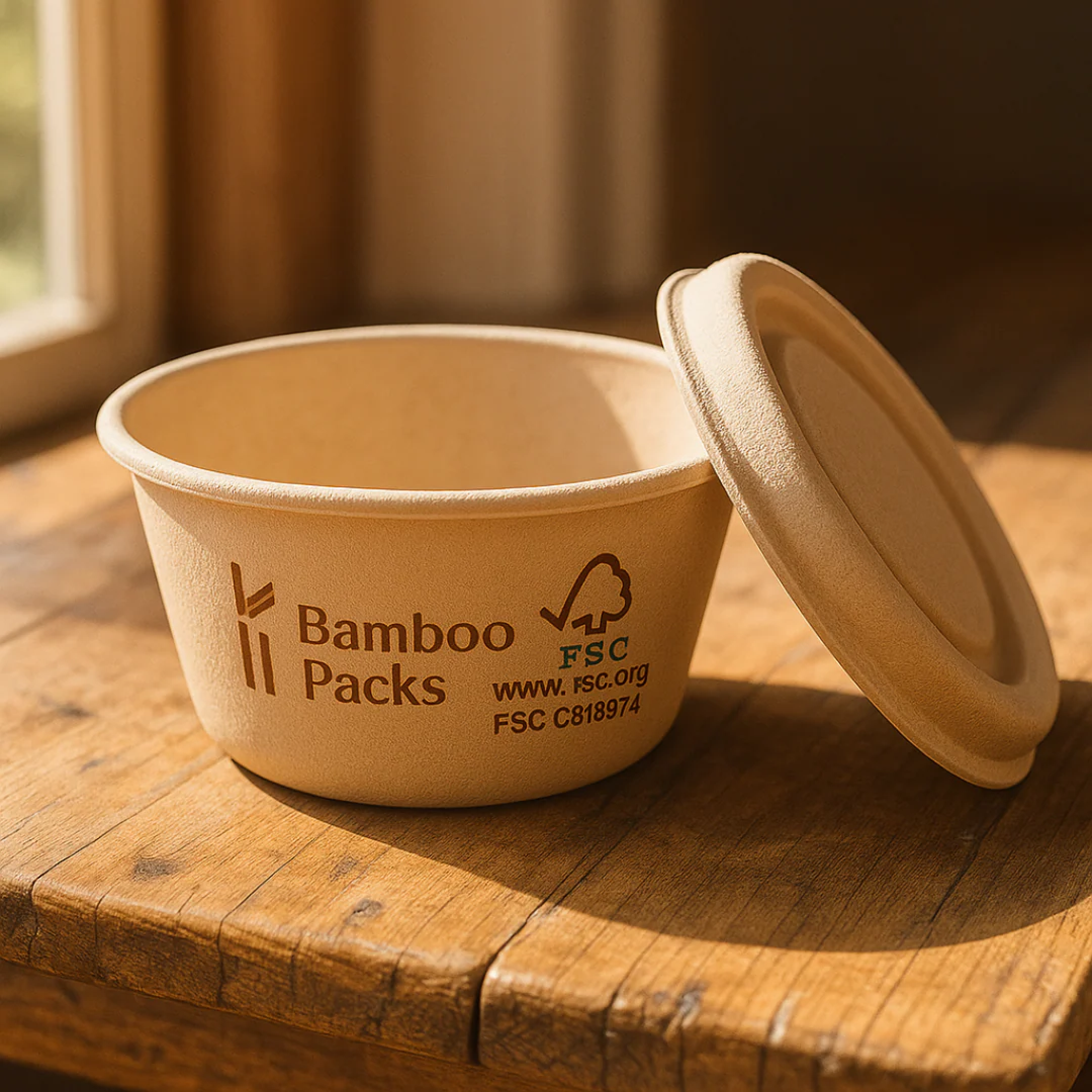 Sustainable Bamboo Bowl